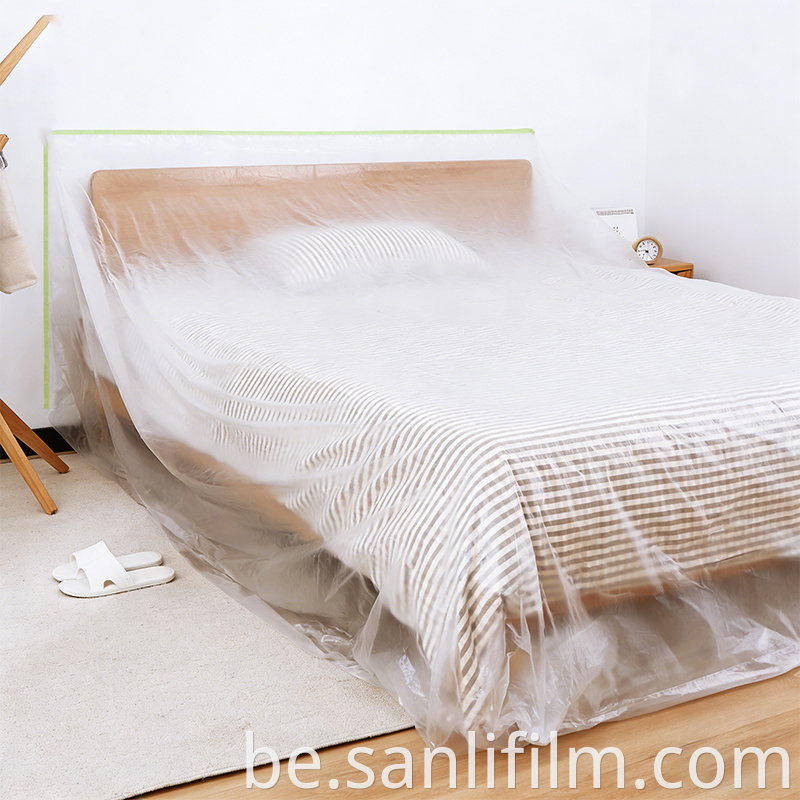 Temporary Shelter for Furniture Protective Film